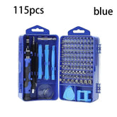 115 in 1 Multifunctional Precision Magnetic Screwdriver Set Computer PC Mobile Phone Equipment Repair Screwdrive Kit Hand Tools